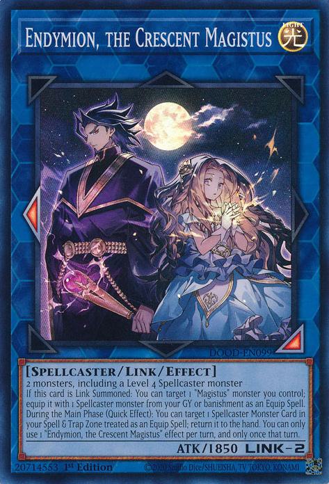 Endymion, the Crescent Magistus - DOOD-EN099 - Super Rare - 1st Edition