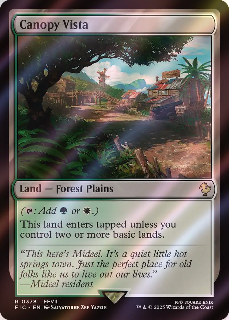 Canopy Vista [378] [FINAL FANTASY: Commander] [Surge Foil]