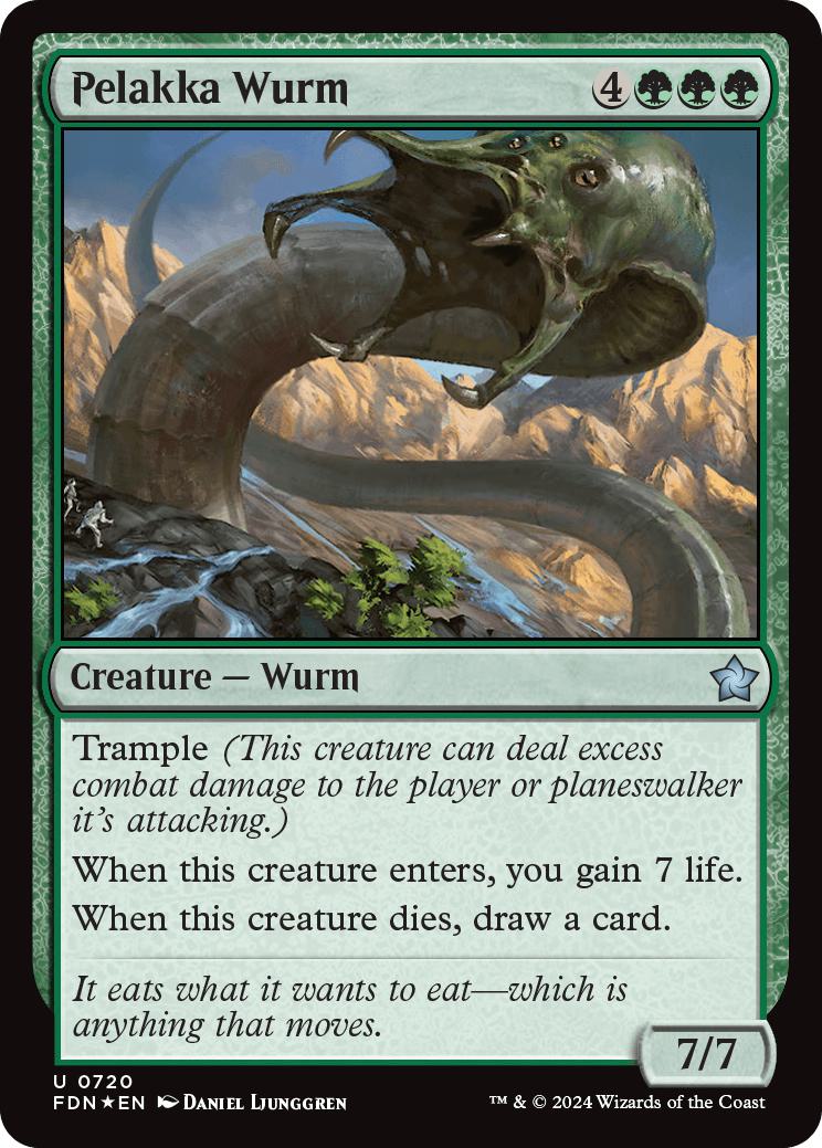 Pelakka Wurm [720] [Foundations] [Foil]