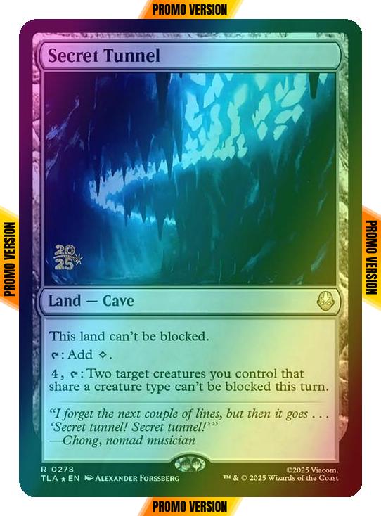 Secret Tunnel [278s] [Prerelease] [Avatar: The Last Airbender: Promos] [Foil]