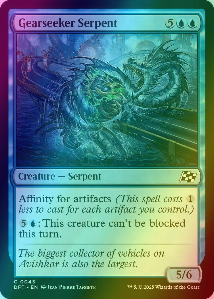 Gearseeker Serpent [43] [Aetherdrift] [Foil]