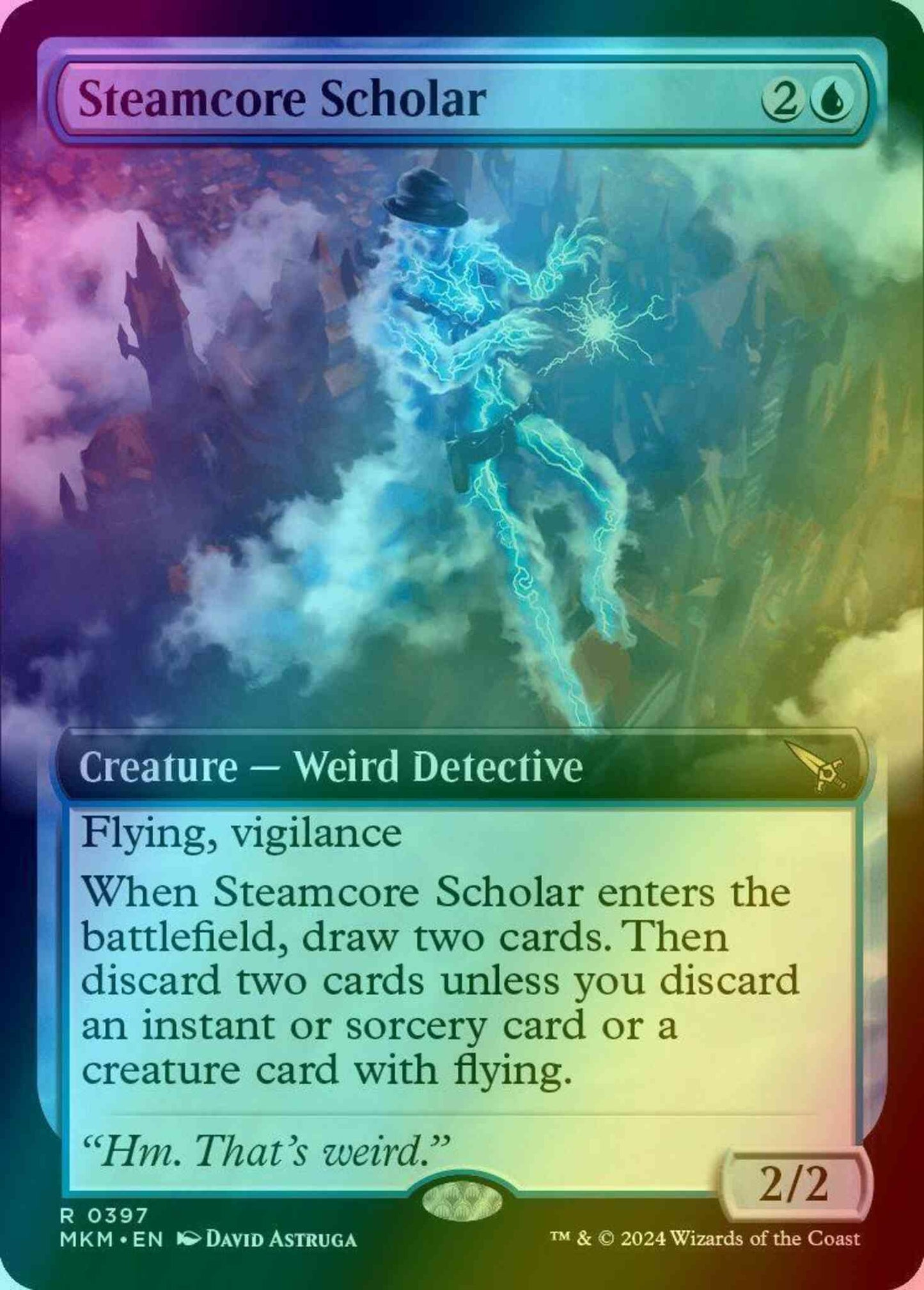 Steamcore Scholar [397] [Extended Art] [Murders at Karlov Manor] [Foil]