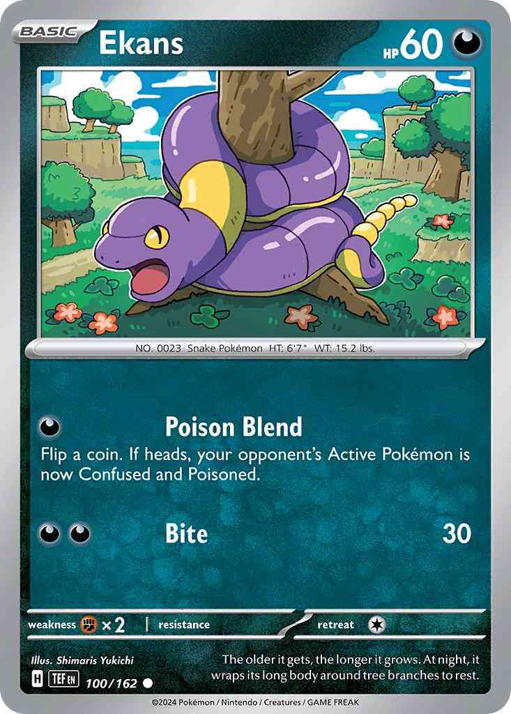 Ekans - 100/162 - Common [sv05-100] [Non-Holo]