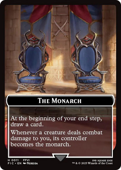 The Blackjack Token (08) // The Monarch Token (11) [FINAL FANTASY: Commander: Tokens] [Non-Foil]