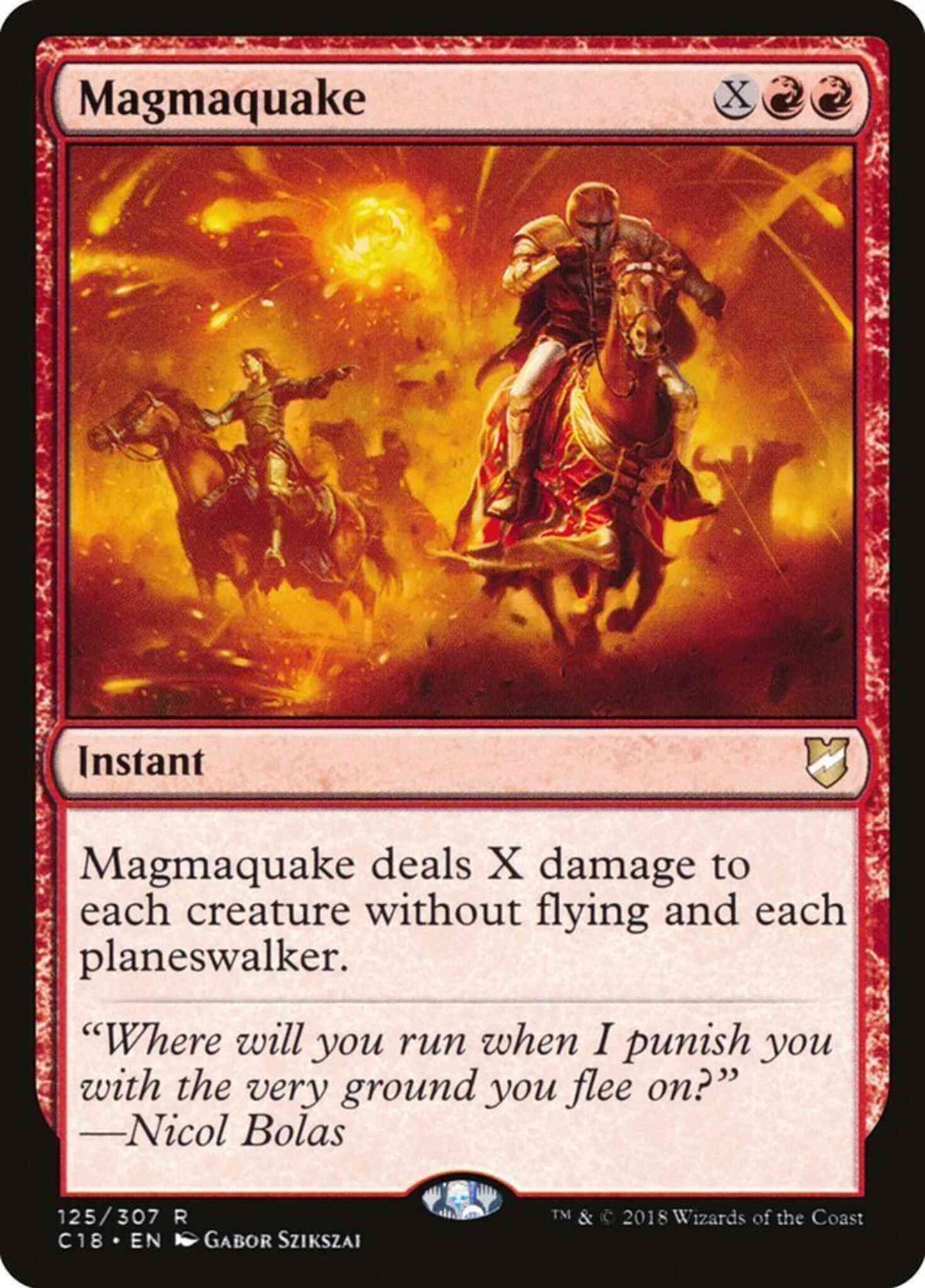 Magmaquake [125] [Commander 2018] [Non-Foil]