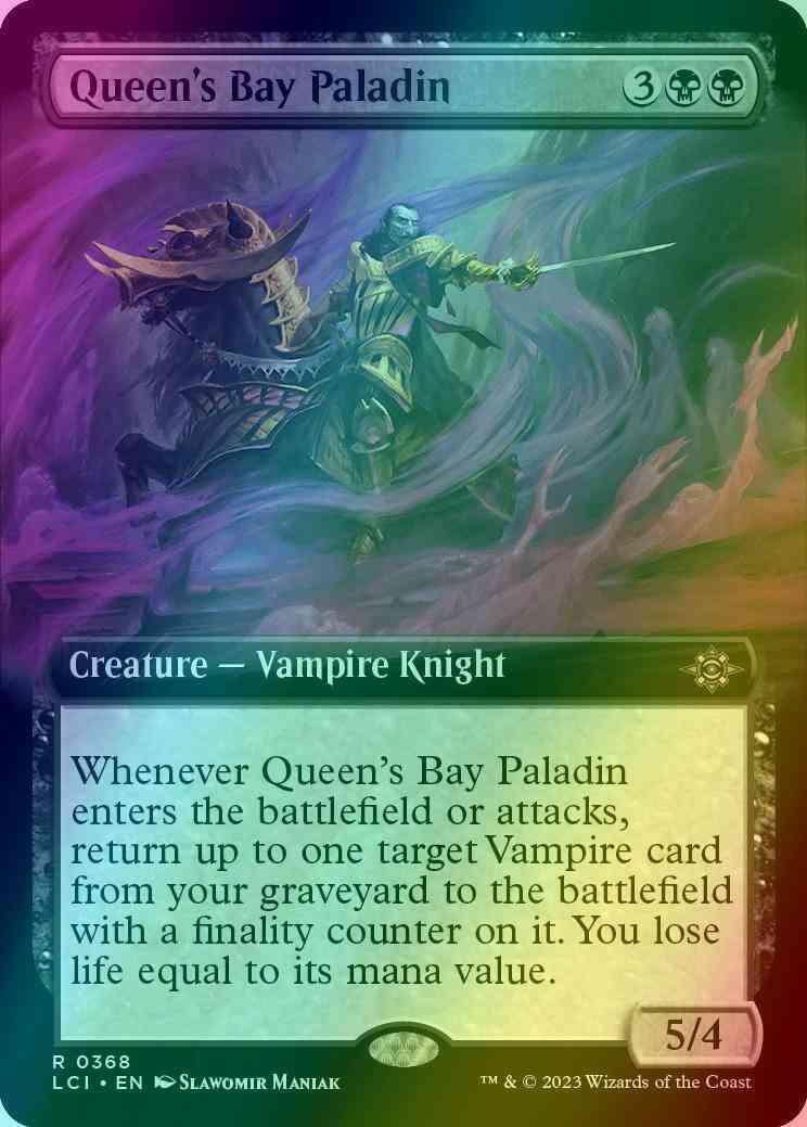 Queen's Bay Paladin [368] [Extended Art] [The Lost Caverns of Ixalan] [Foil]