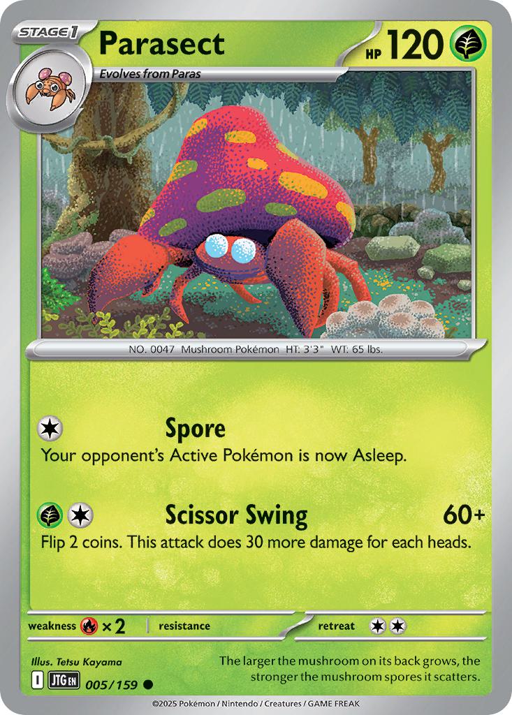Parasect - 005/159 - Common [sv09-005] [Non-Holo]