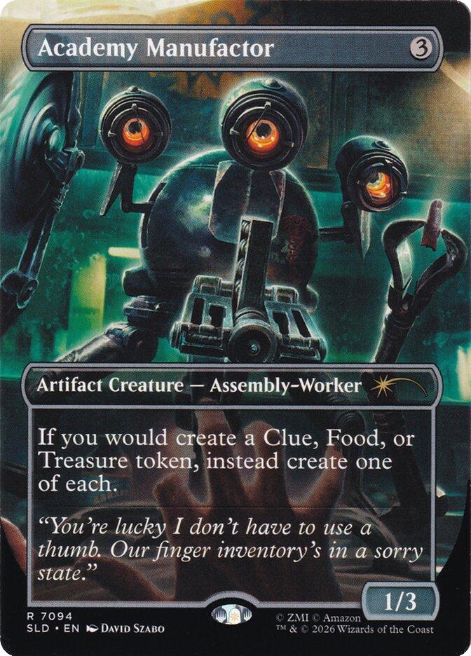 Academy Manufactor [7094] [Borderless] [Fallout: Beyond Vault 33] [Secret Lair Drop] [Non-Foil]