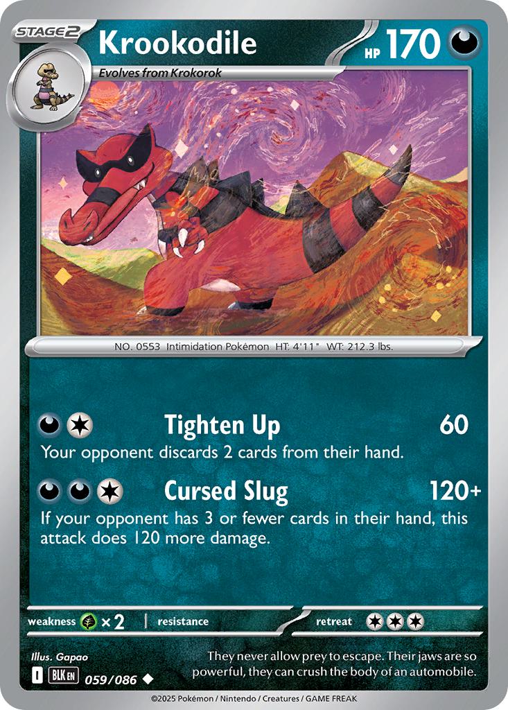 Krookodile - 059/086 - Uncommon [sv105b-059] [Non-Holo]