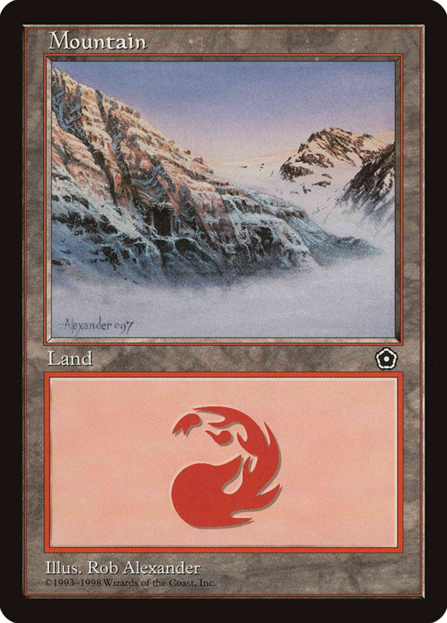 Mountain [161] [Tunnel at Left] [Portal Second Age] [Non-Foil]