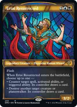 Ertai Resurrected [298] [Stained Glass Showcase] [Dominaria United] [Non-Foil]