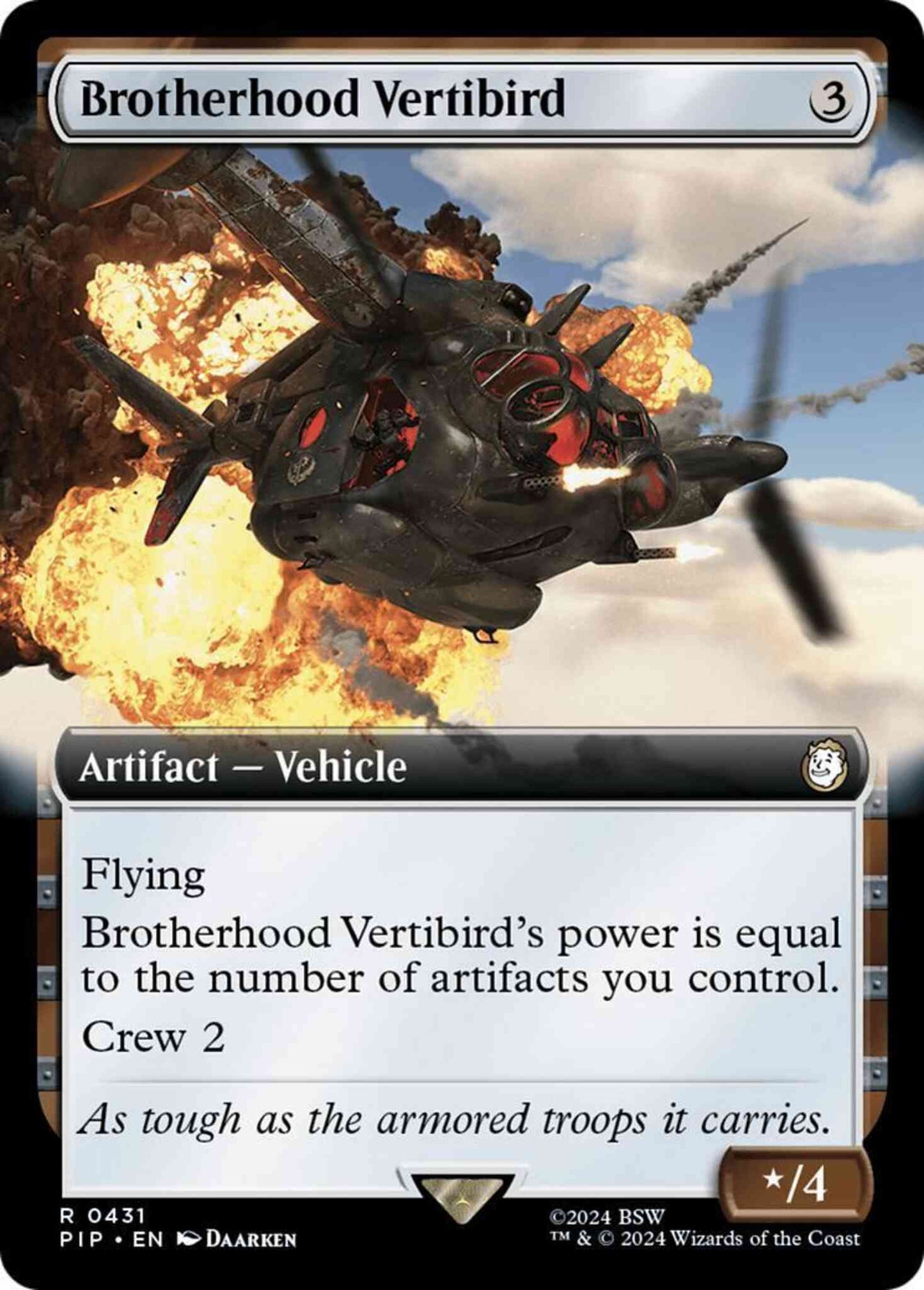 Brotherhood Vertibird [431] [Extended Art] [Fallout] [Non-Foil]