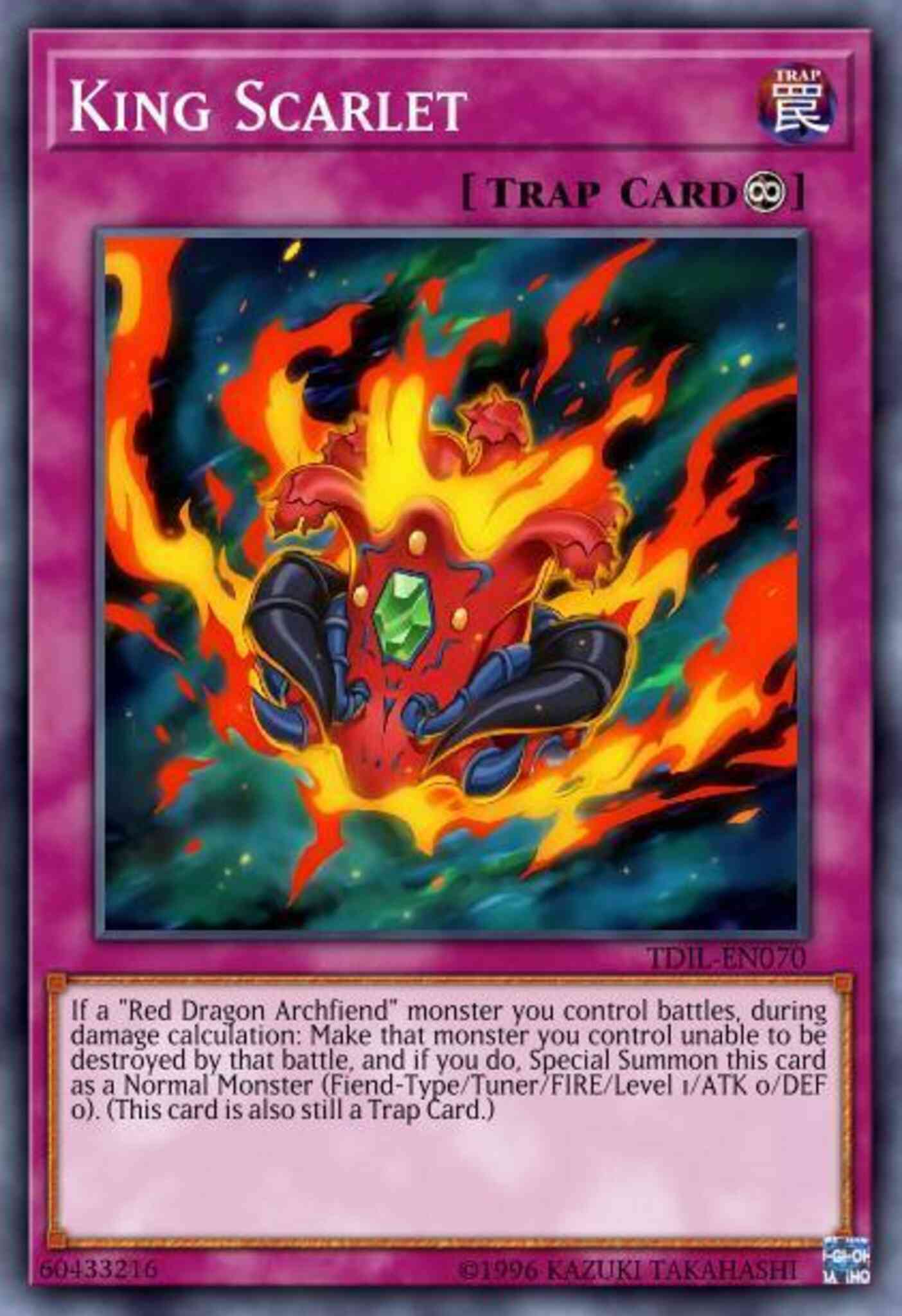 King Scarlet - MP17-EN109 - Common - 1st Edition
