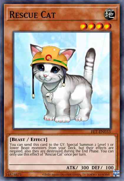 Rescue Cat - TU03-EN002 - Super Rare - Unlimited