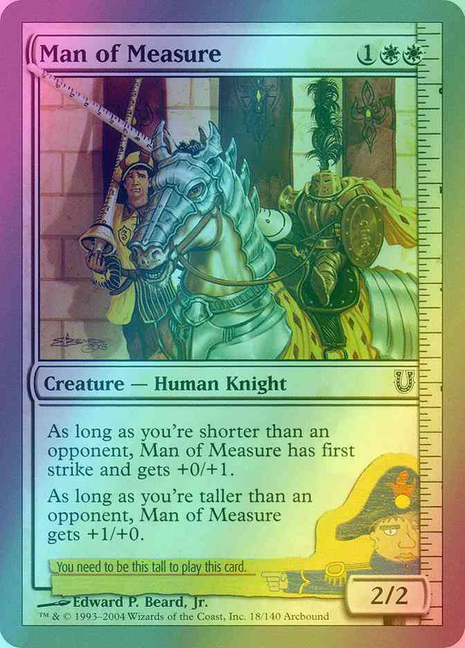Man of Measure [18] [Unhinged] [Foil]