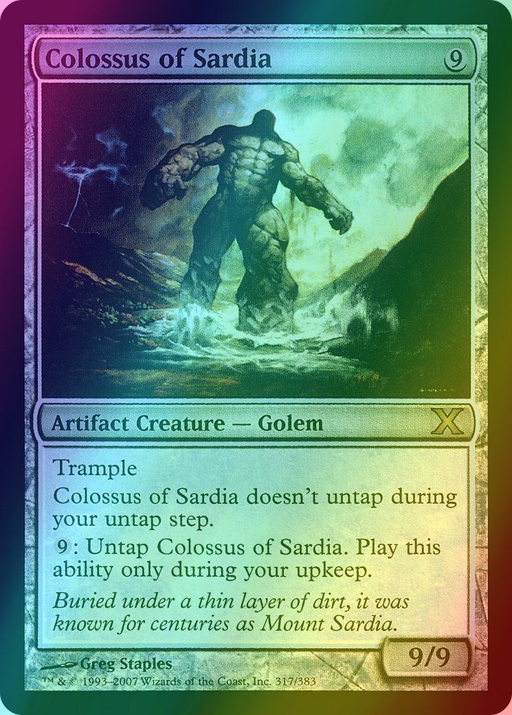 Colossus of Sardia [317] [Tenth Edition] [Foil]