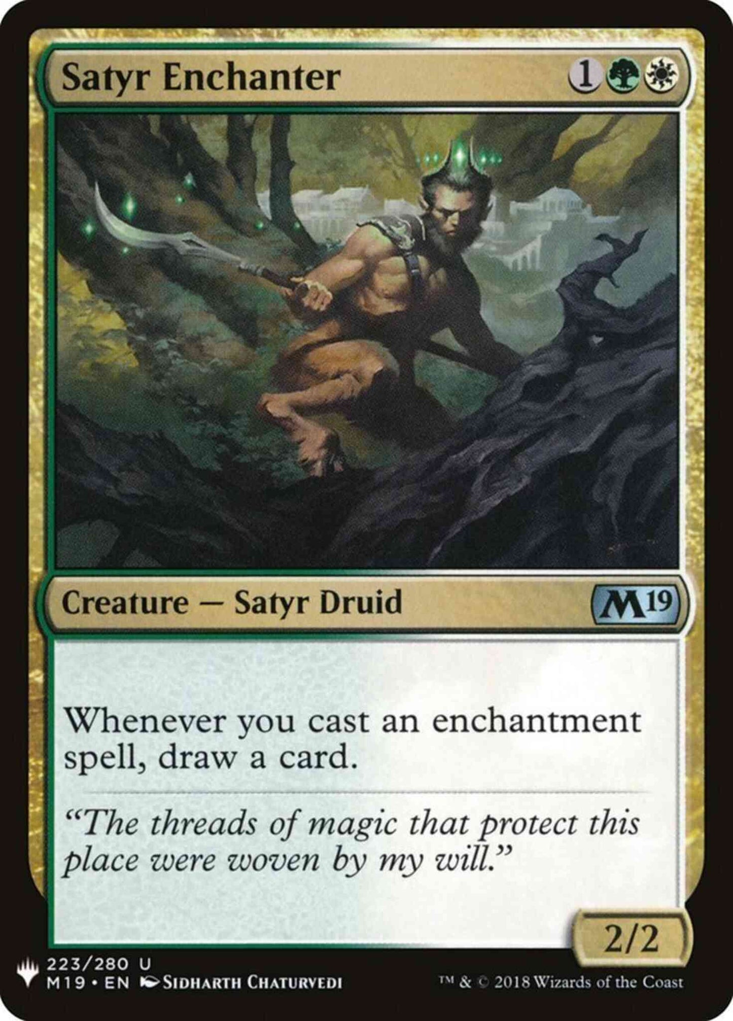Satyr Enchanter [M19-223] [The List] [Non-Foil]