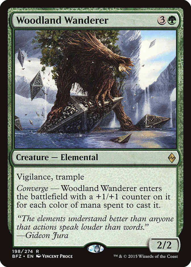 Woodland Wanderer [198] [Battle for Zendikar] [Non-Foil]