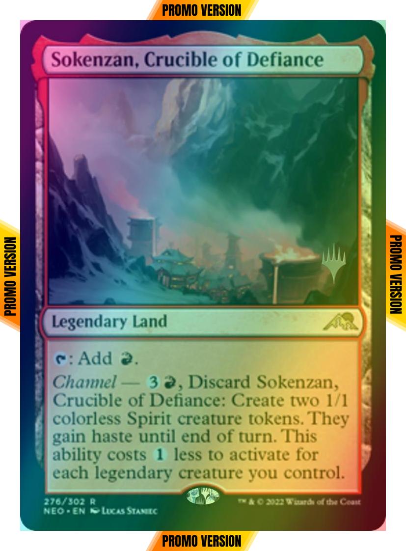 Sokenzan, Crucible of Defiance [Promo Pack] [276p] [Kamigawa: Neon Dynasty: Promos] [Foil]