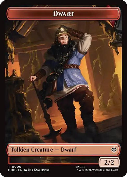 Dwarf Token (06) // Enduring Story Token (14) [The Hobbit: Tokens] [Non-Foil]