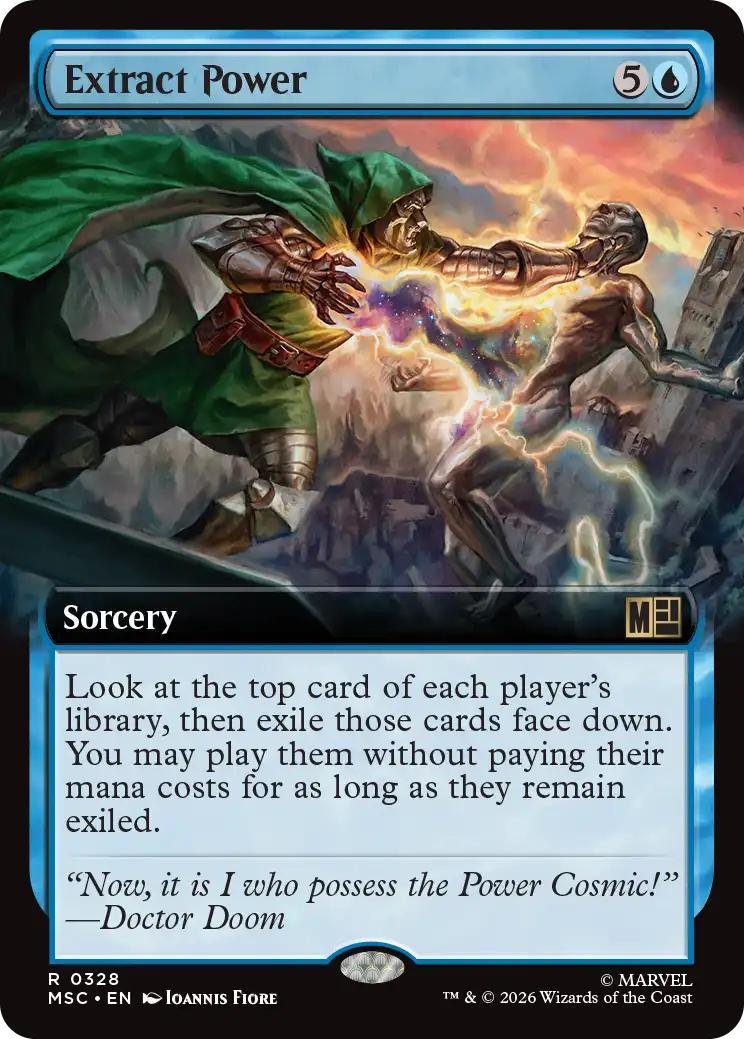 Extract Power [328] [Extended Art] [Marvel Super Heroes: Commander] [Non-Foil]