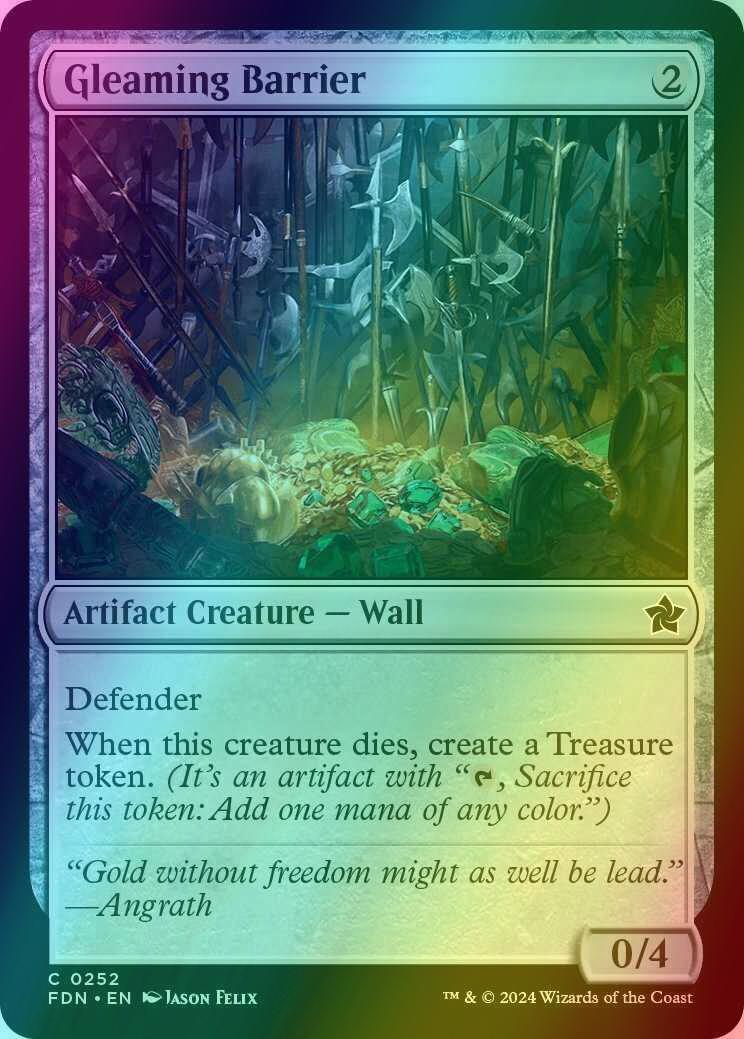 Gleaming Barrier [252] [Foundations] [Foil]