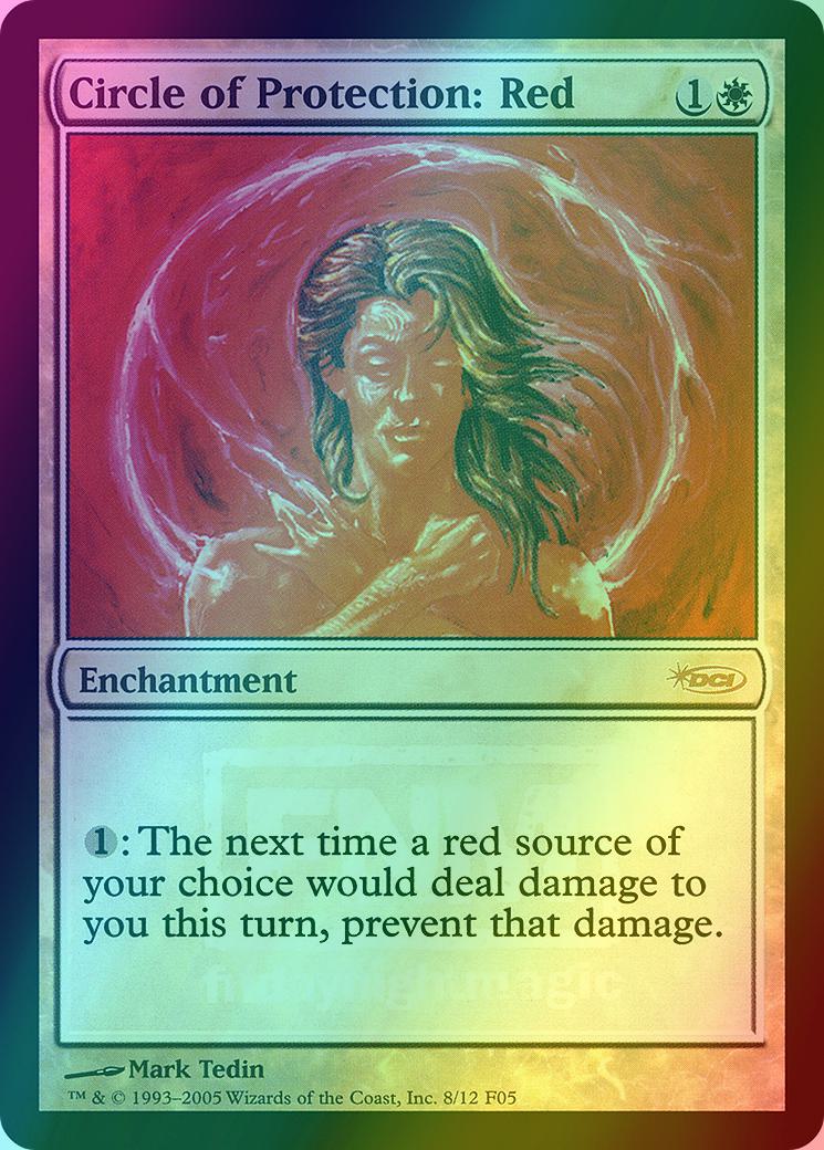 Circle of Protection: Red [8] [Friday Night Magic 2005] [Foil]