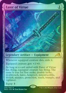 Eater of Virtue [245] [Kamigawa: Neon Dynasty] [Foil]