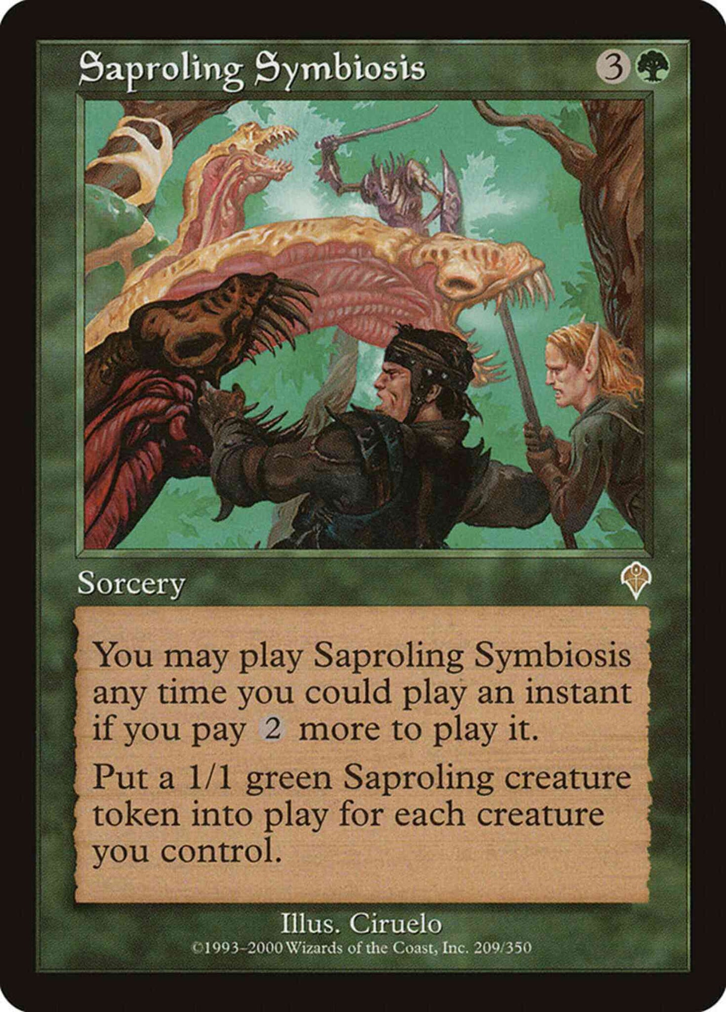 Saproling Symbiosis [209] [Invasion] [Non-Foil]