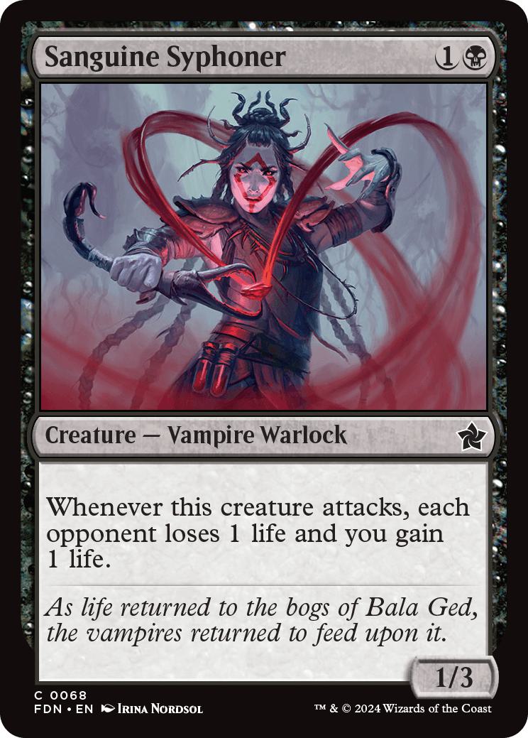 Sanguine Syphoner [68] [Foundations] [Non-Foil]