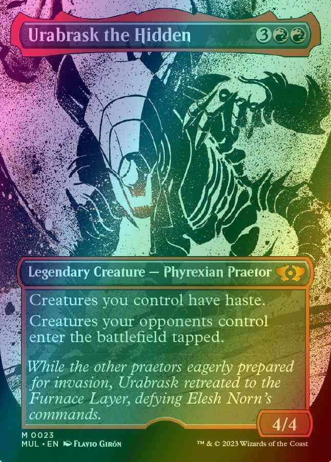 Urabrask the Hidden [23] [Planar Showcase] [Multiverse Legends] [Foil]