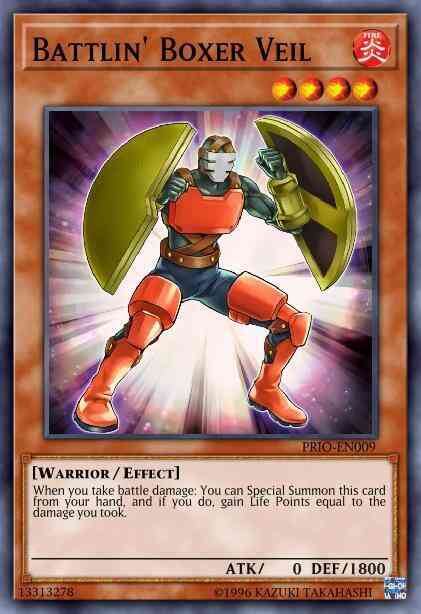 Battlin' Boxer Veil - PRIO-EN009 - Common - 1st Edition