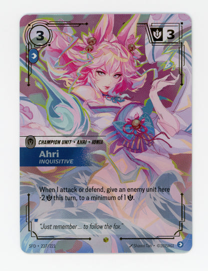 Ahri - Inquisitive — Overnumbered|Foil — ID 17444