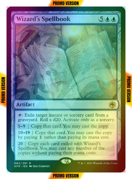 Wizard's Spellbook [82x] [Ampersand] [Adventures in the Forgotten Realms Promos] [Foil]
