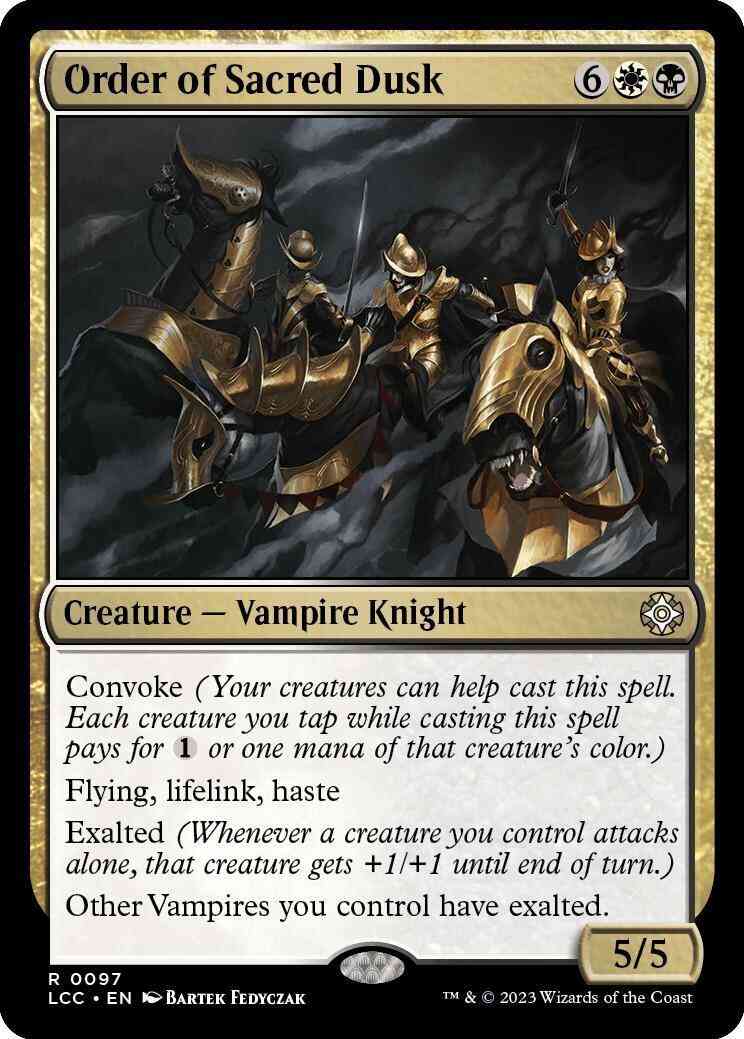 Order of Sacred Dusk [97] [The Lost Caverns of Ixalan: Commander] [Non-Foil]