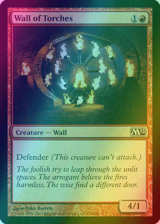 Wall of Torches [159] [Magic 2012] [Foil]