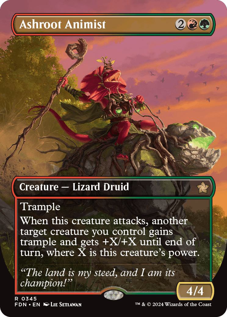 Ashroot Animist [345] [Borderless] [Foundations] [Non-Foil]