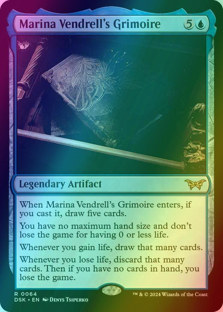 Marina Vendrell's Grimoire [64] [Duskmourn: House of Horror] [Foil]