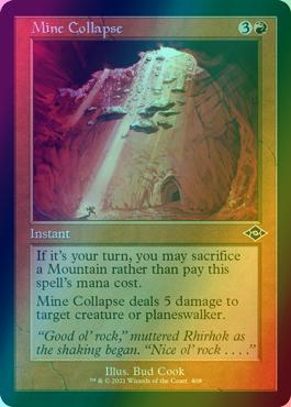 Mine Collapse [408] [Retro Frame] [Modern Horizons 2] [Etched Foil]