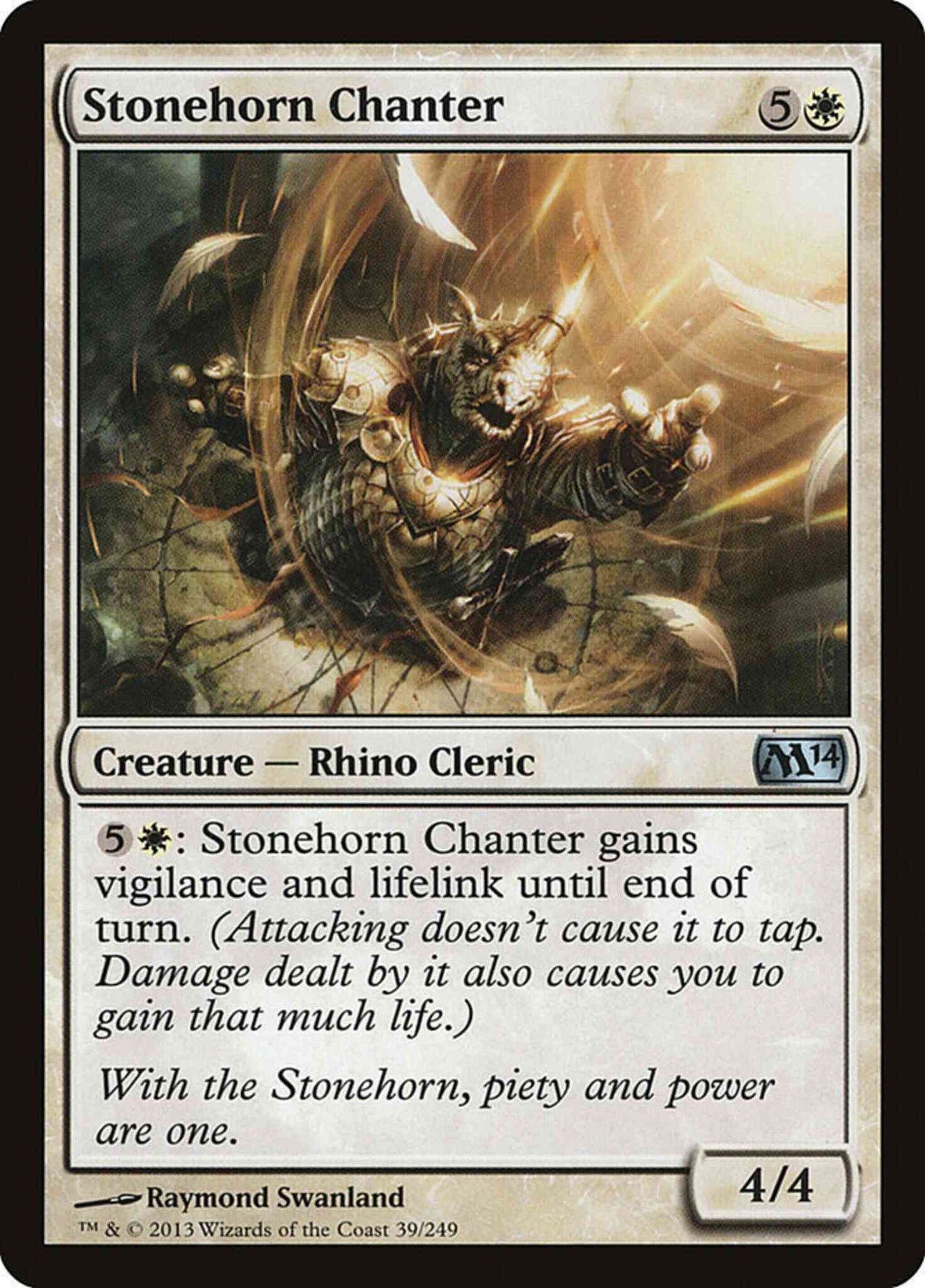 Stonehorn Chanter [39] [Magic 2014] [Non-Foil]