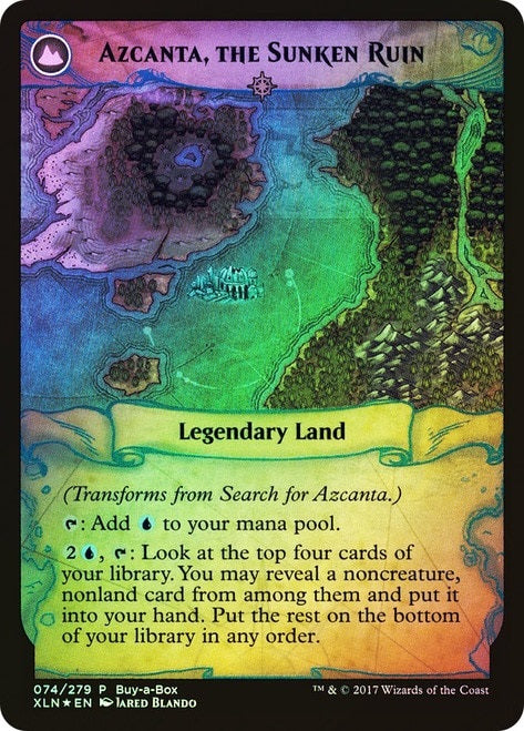 Search for Azcanta // Azcanta, the Sunken Ruin [74] [XLN Treasure Chest] [Foil]