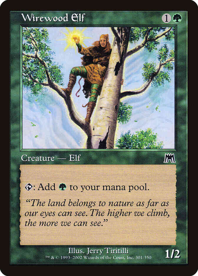 Wirewood Elf [301] [Onslaught] [Non-Foil]