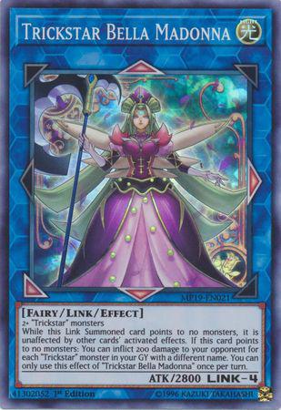 Trickstar Bella Madonna - MP19-EN021 - Super Rare - Unlimited