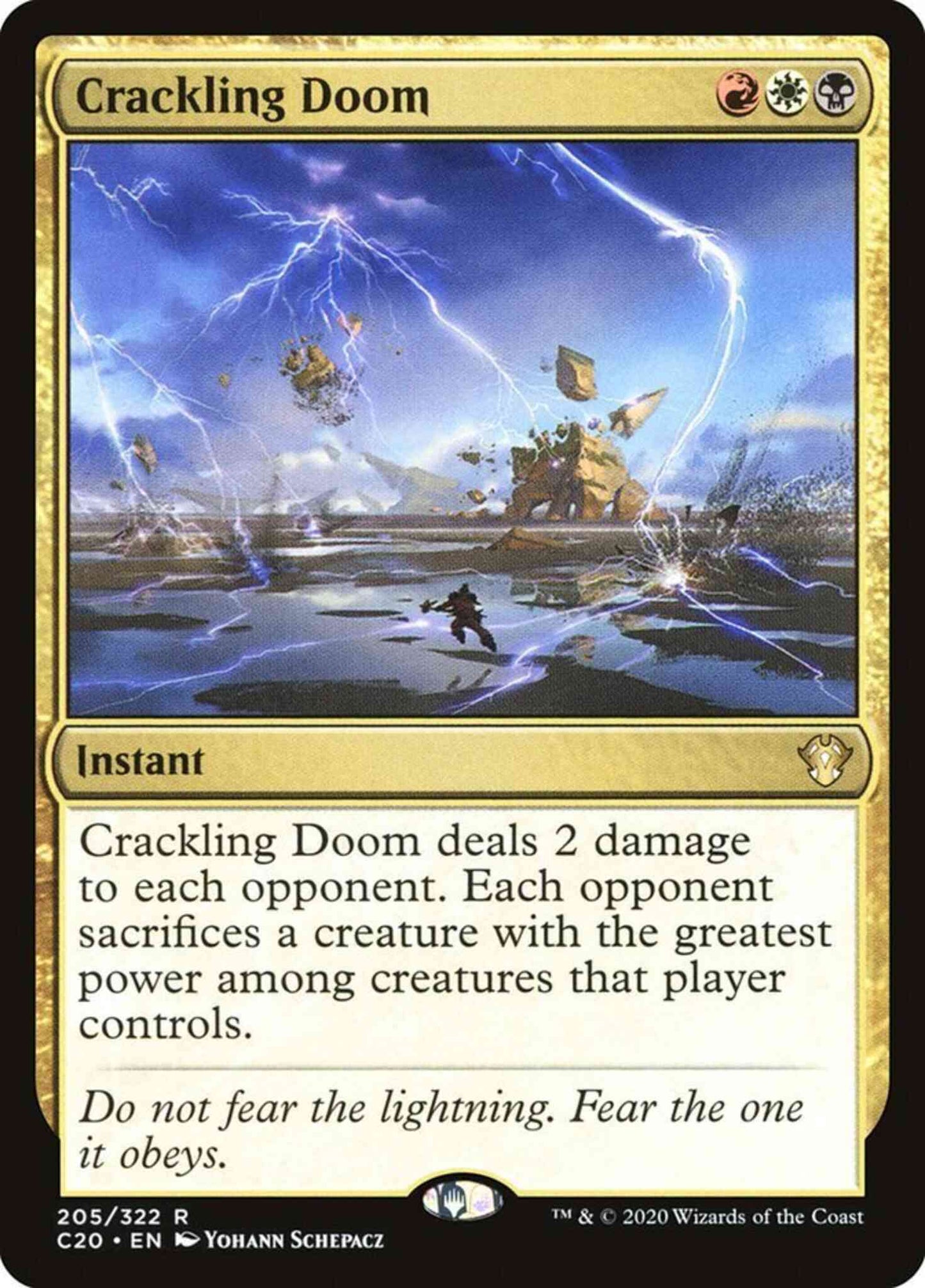 Crackling Doom [205] [Commander 2020] [Non-Foil]