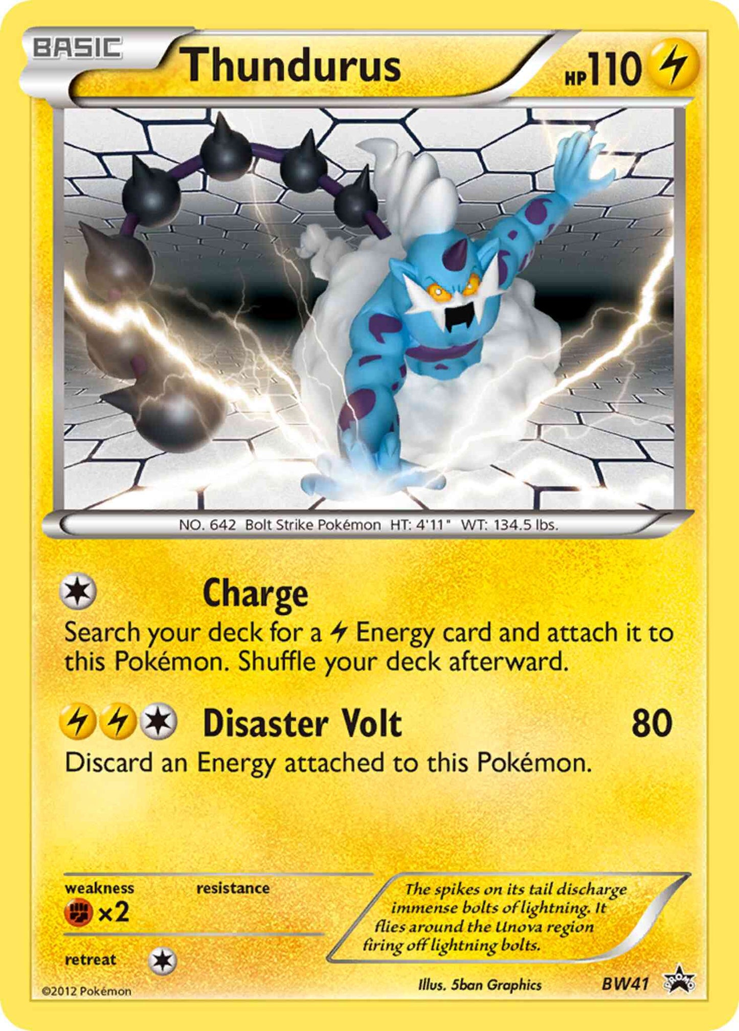 Thundurus - BW41 - Promo [bwp-BW41] [Reverse Holo]