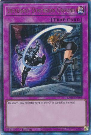 Different Dimension Ground - RA04-EN101 - Ultimate Rare - 1st Edition