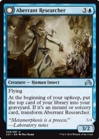 Aberrant Researcher // Perfected Form [49] [Shadows over Innistrad] [Non-Foil]