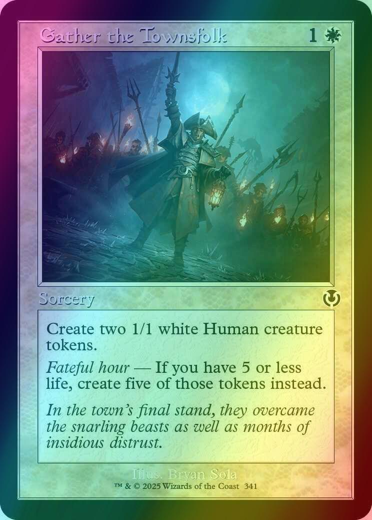 Gather the Townsfolk [341] [Retro Frame] [Innistrad Remastered] [Foil]