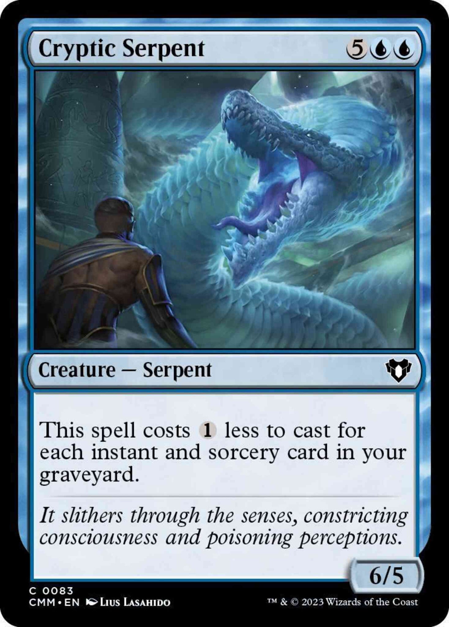 Cryptic Serpent [83] [Commander Masters] [Non-Foil]