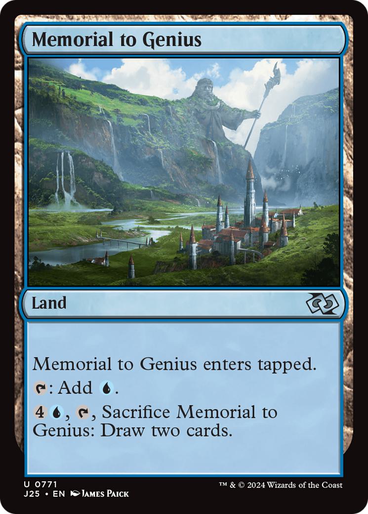 Memorial to Genius [771] [Foundations: Jumpstart] [Non-Foil]